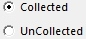 Collected/UnCollected button