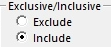 Exclusive/Inclusive option