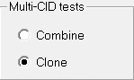Multi-CID tests