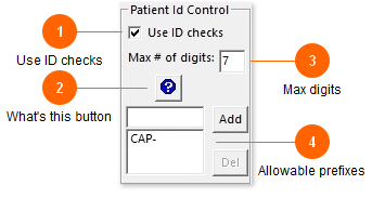 Patient Id Control