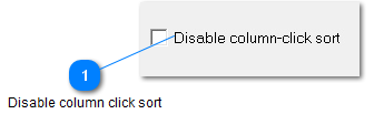 Disable column click sort
